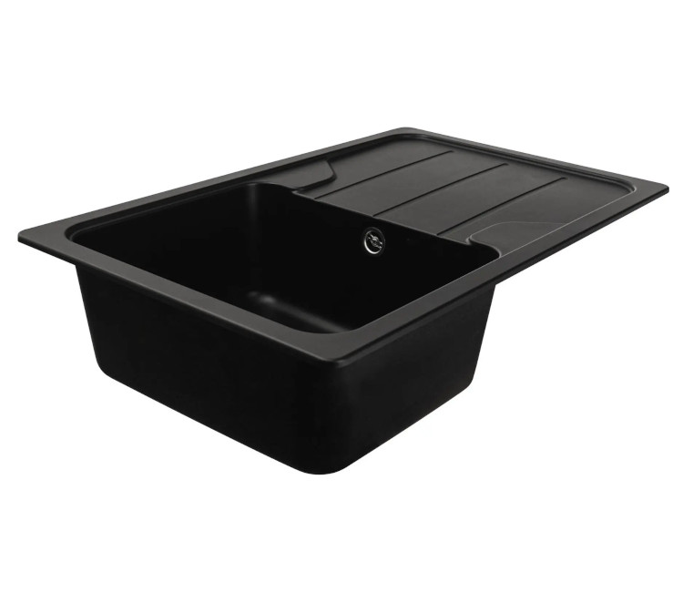 Chiuveta Granit Elefant Premium Verona 78×50 (negru)