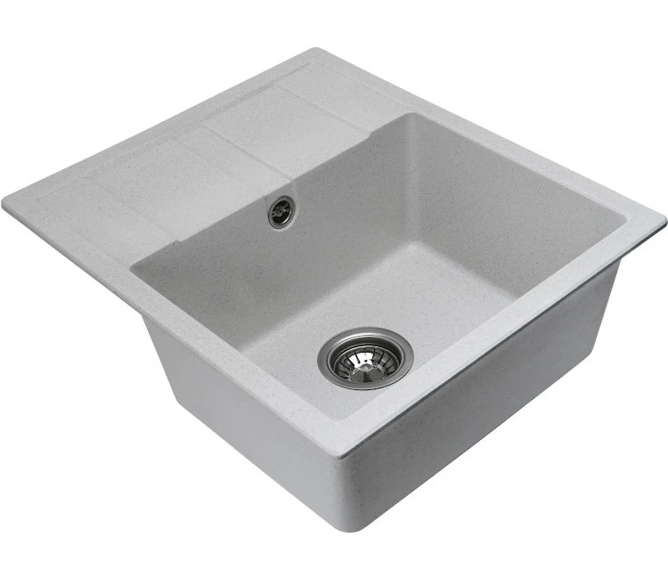 Chiuveta Granit Elefant Premium Aria 58×50 (alb)