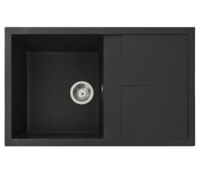 Chiuveta Granit Elefant Premium Selena 78×50 (negru)
