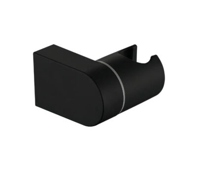 Suport negru pentru montare pe perete a parei de duș plastic ABS+oțel inoxidabil (WQZ-018 Black)
