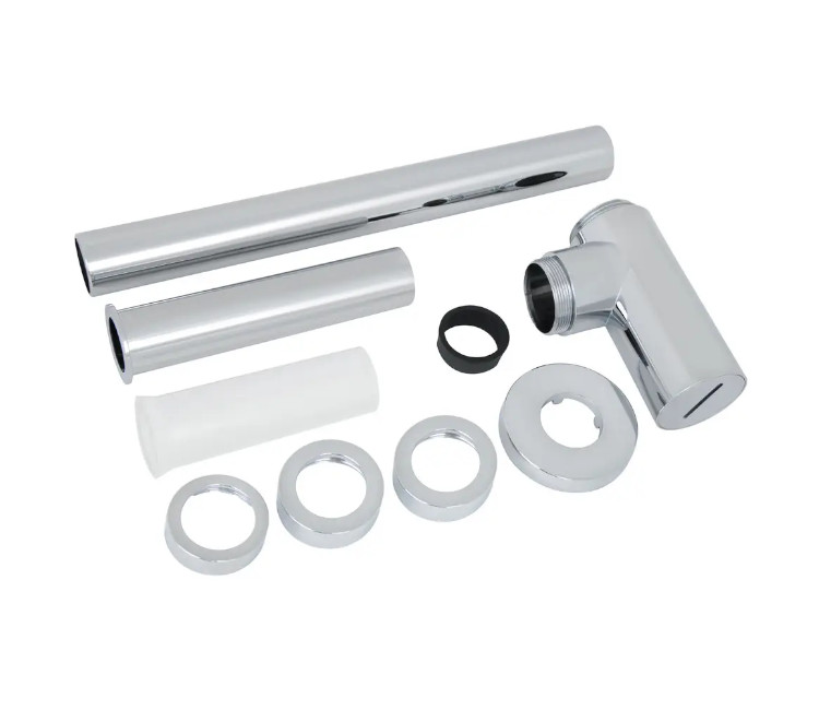 Sifon lavoar SLAT SHV-7611 1¼" ieșire în perete Ø32 mm (plastic-crom)