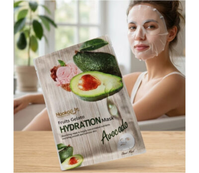 Mască textilă de față Haokali cu avocado