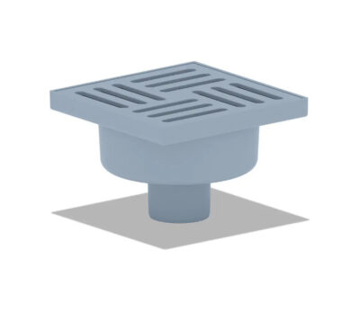 Rigolă de duș TA5210 50⁄180º inox gri 150×150mm (TS11501403)